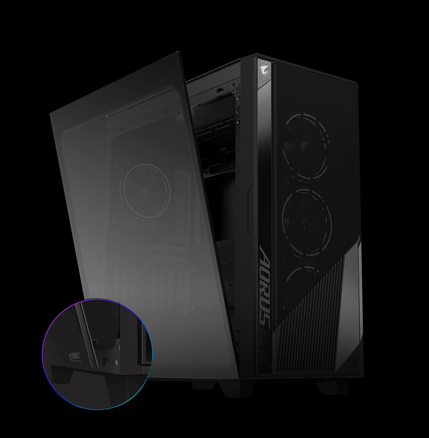 AORUS C500 GLASS Gaming Case